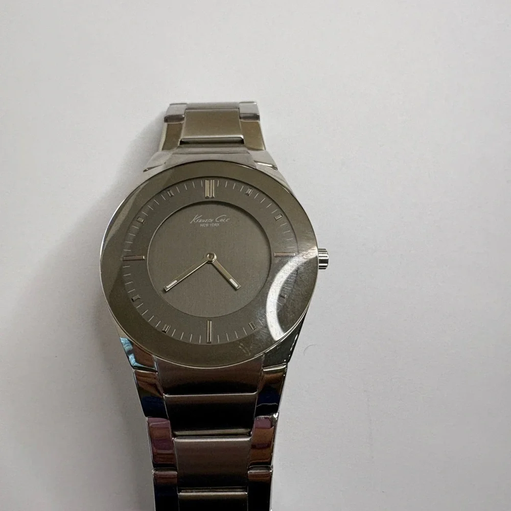 Kenneth Cole New York Stainless Steel Quartz Watch Gray Dial